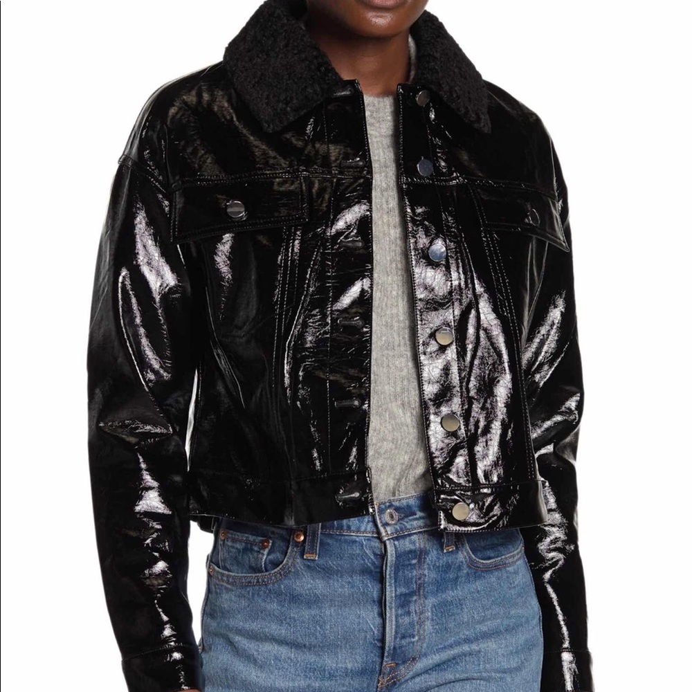 Patent Leather Jacket - Picture 1 of 3